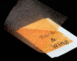 Fine Back & Wing Foil, Orange
